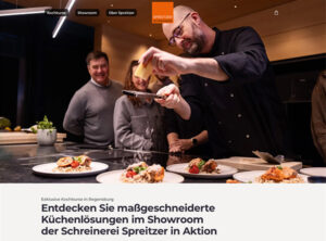 E-Commerce-Website-Regensburg: Spreitzer Showroom