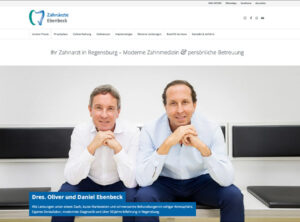Professionelle Website: Zahnärzte Regensburg